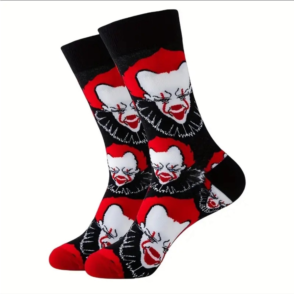Pennywise It Clown Socks, NWT